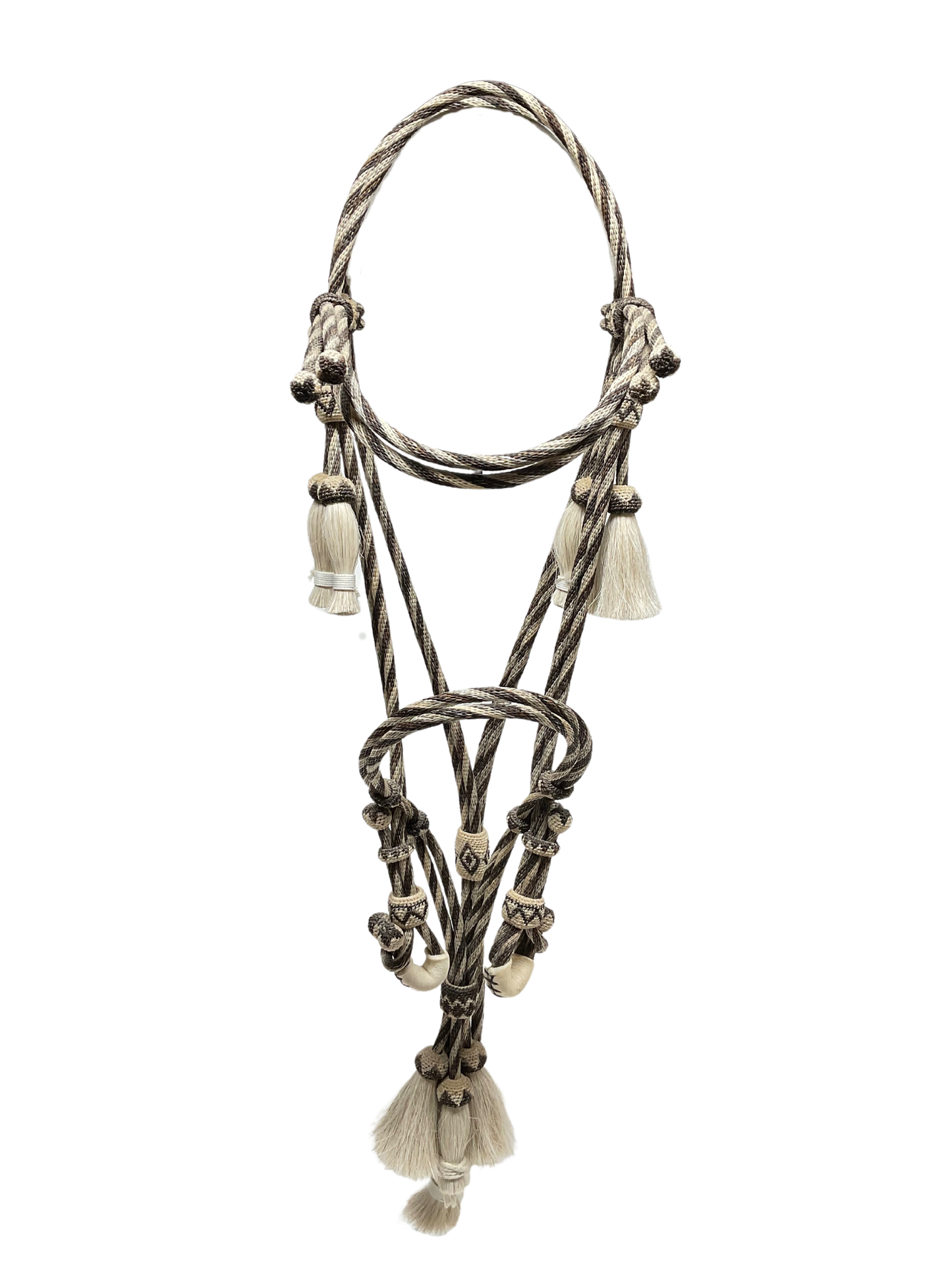 Hitched Horsehair Headstall w/Nose Band