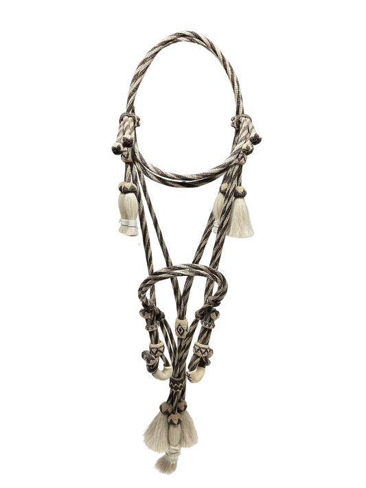 Hitched Horsehair Headstall w/Nose Band