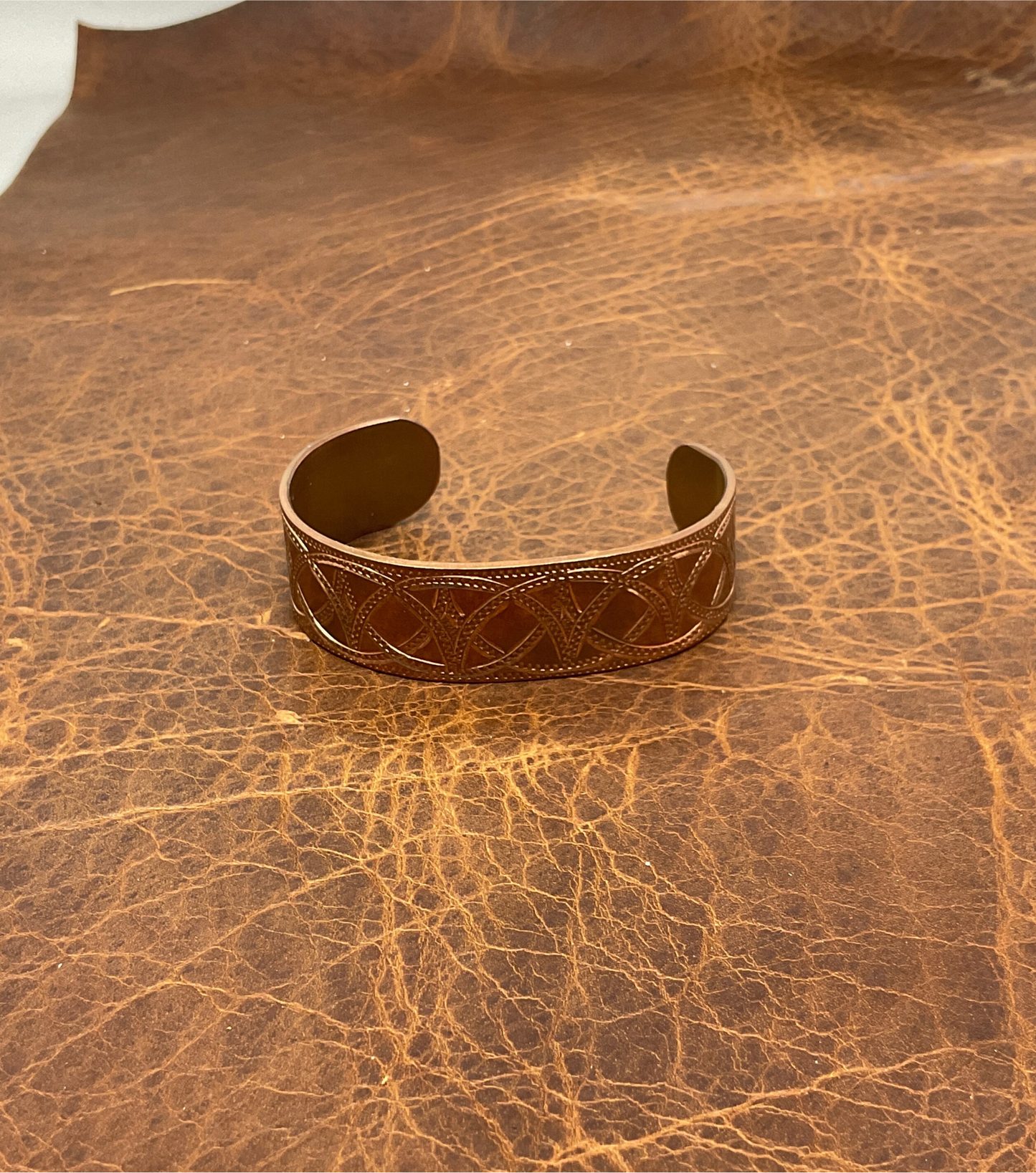Copper Inlaid Cuff Bracelet
