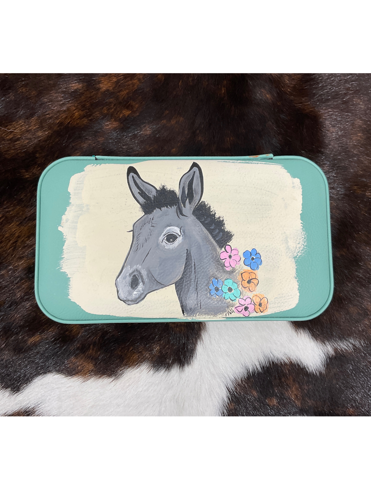 Hand Painted Jewelry Case & Travel Case