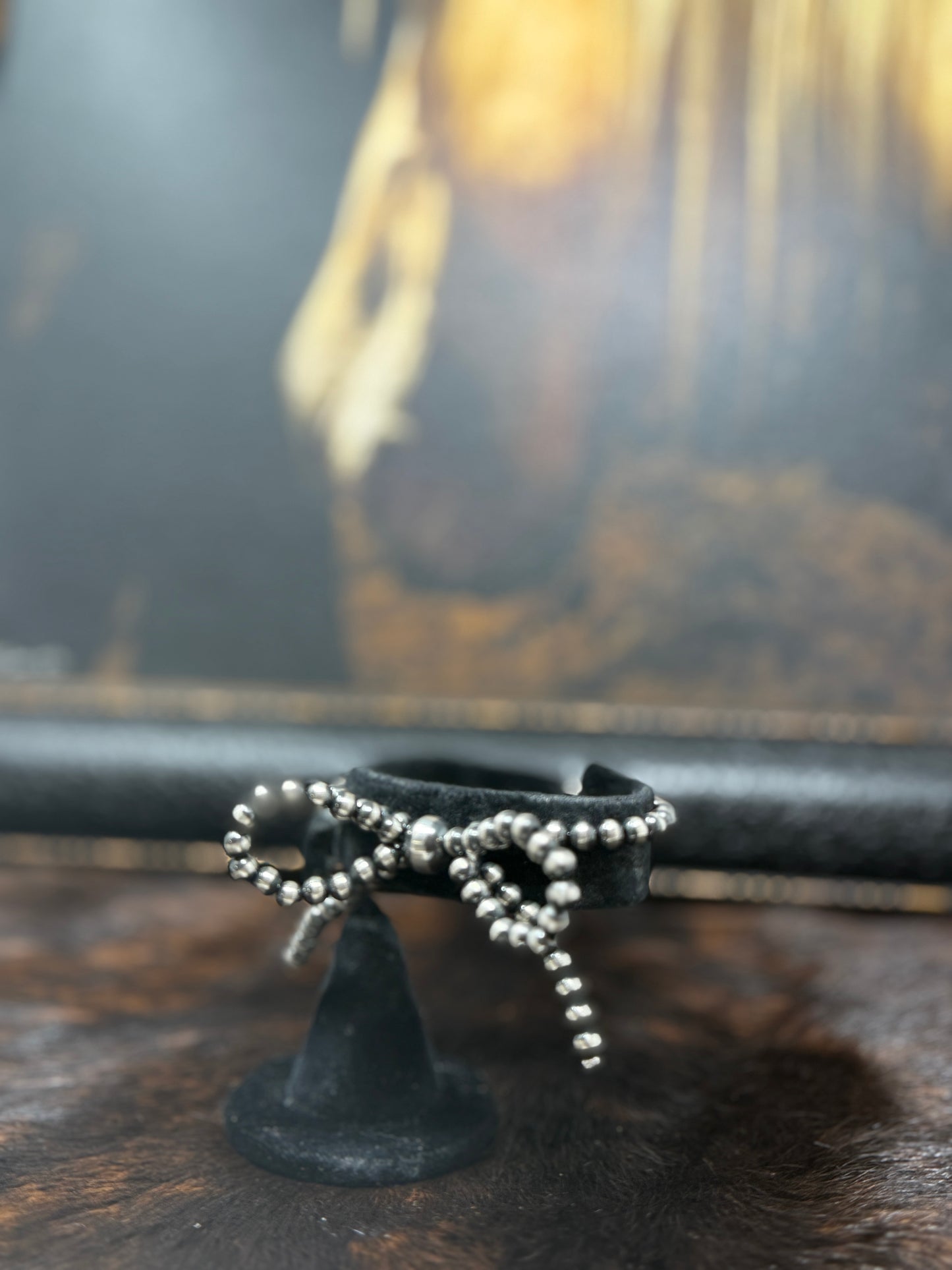 Navajo Pearl Bow Bracelet