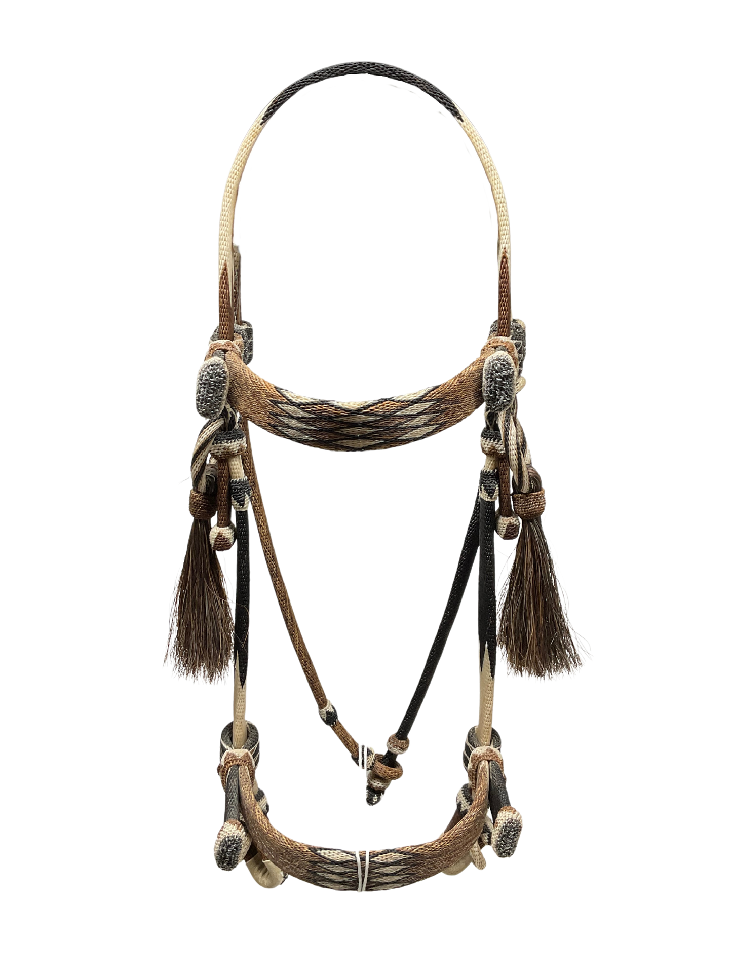 Hitched Horsehair Headstall w/Nose Band 1