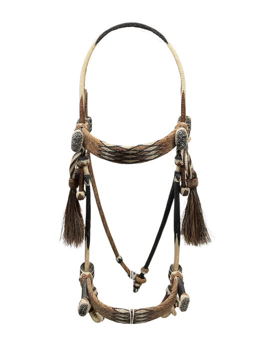 Hitched Horsehair Headstall w/Nose Band 1