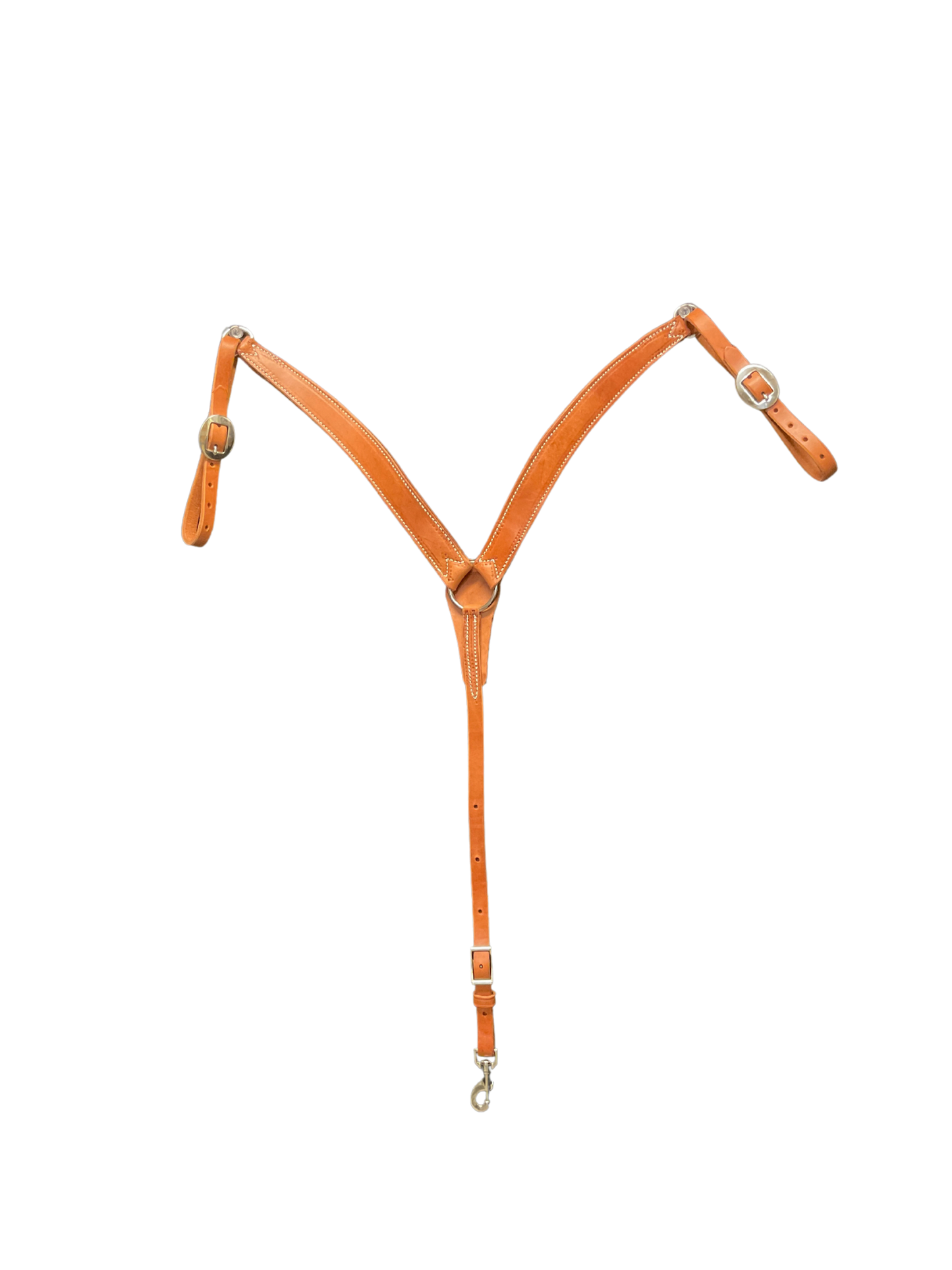 Harness Leather Contoured Breast Collar