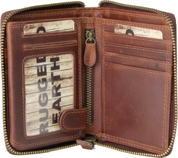 Rugged Earth Full Zipper Wallet