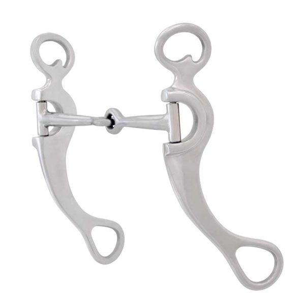 078 - Aluminum Shank Snaffle Bit