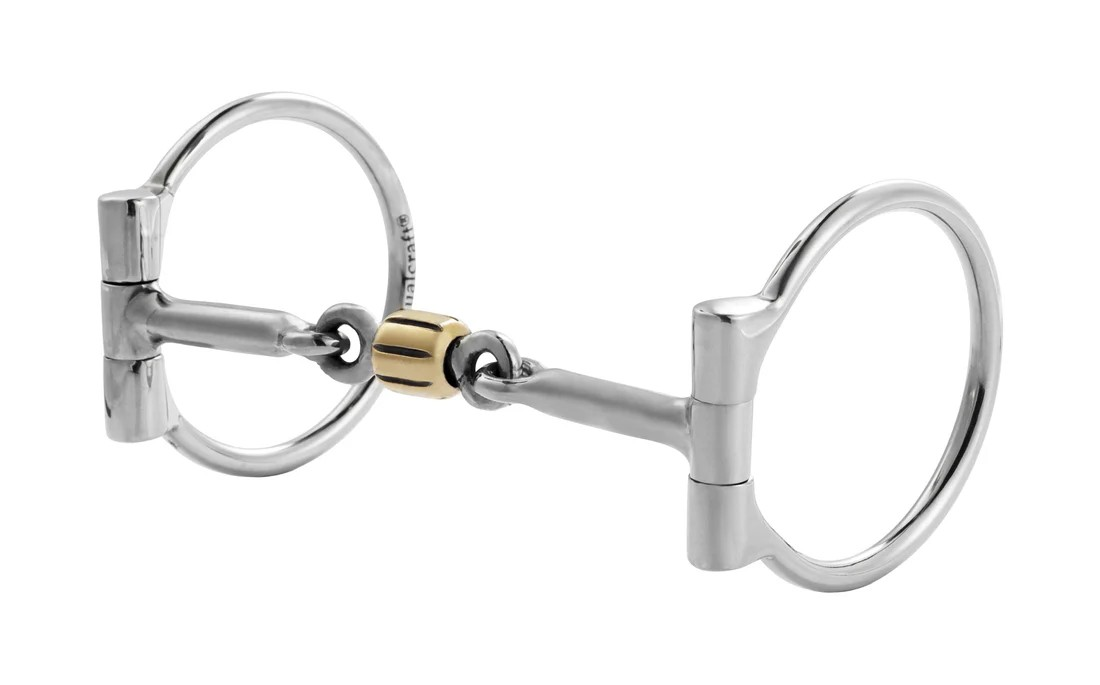 201QC - Smooth Dogbone D-Ring Bit w/Copper Inlays