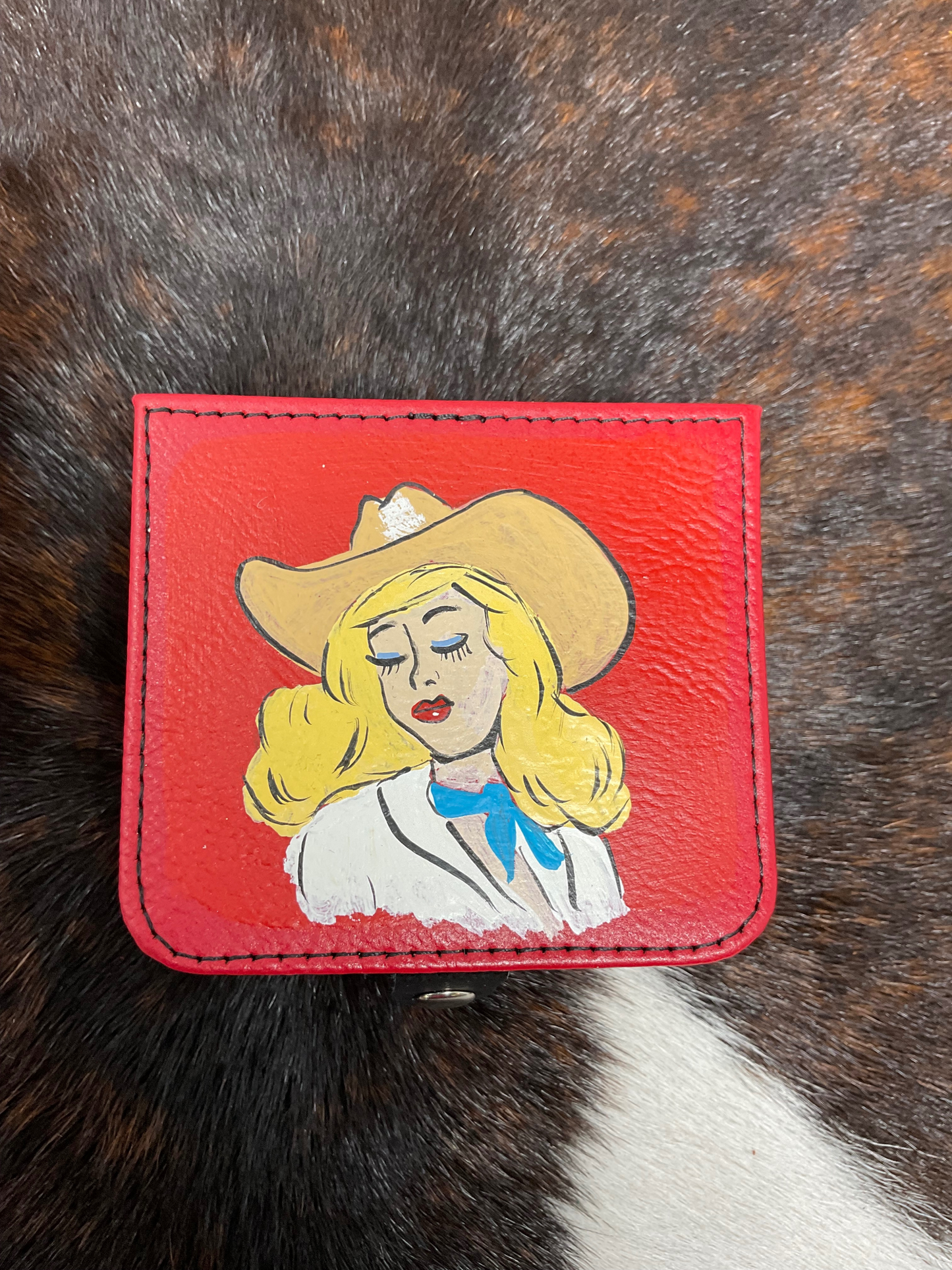 Hand Painted Jewelry Case Small