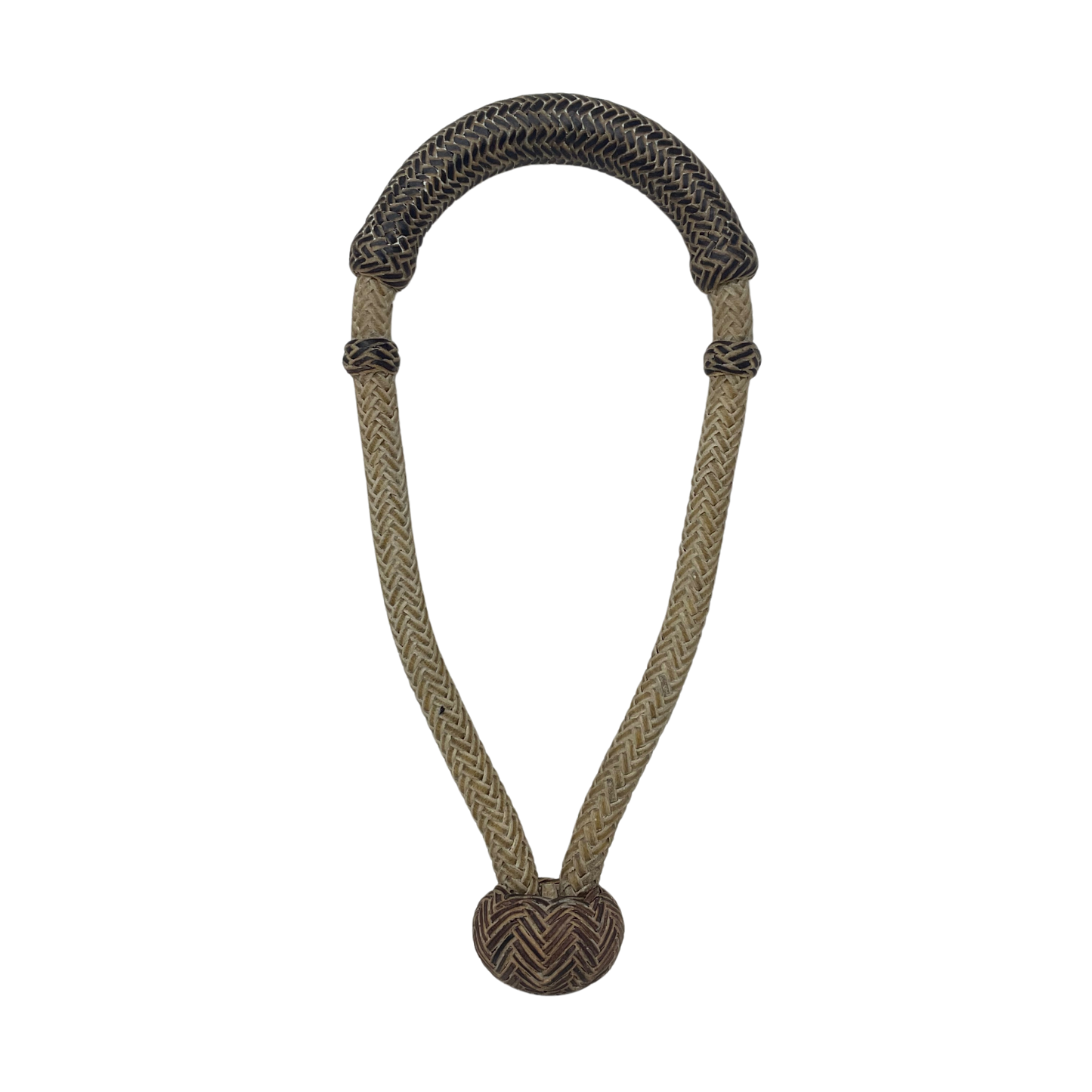 16 Plait Rawhide w/Brown Nose & Heel Bosal