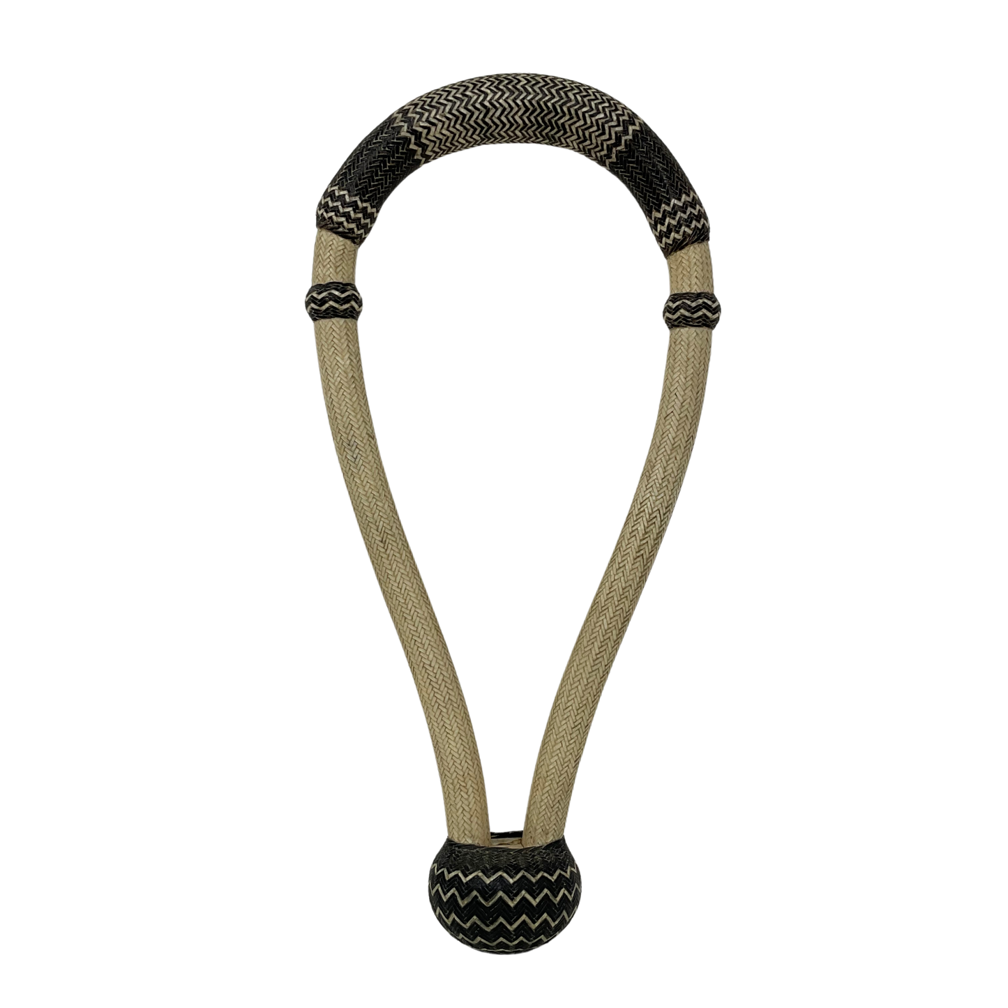60 Plait 5/8" Rawhide w/Colored Nose & Heel Bosal