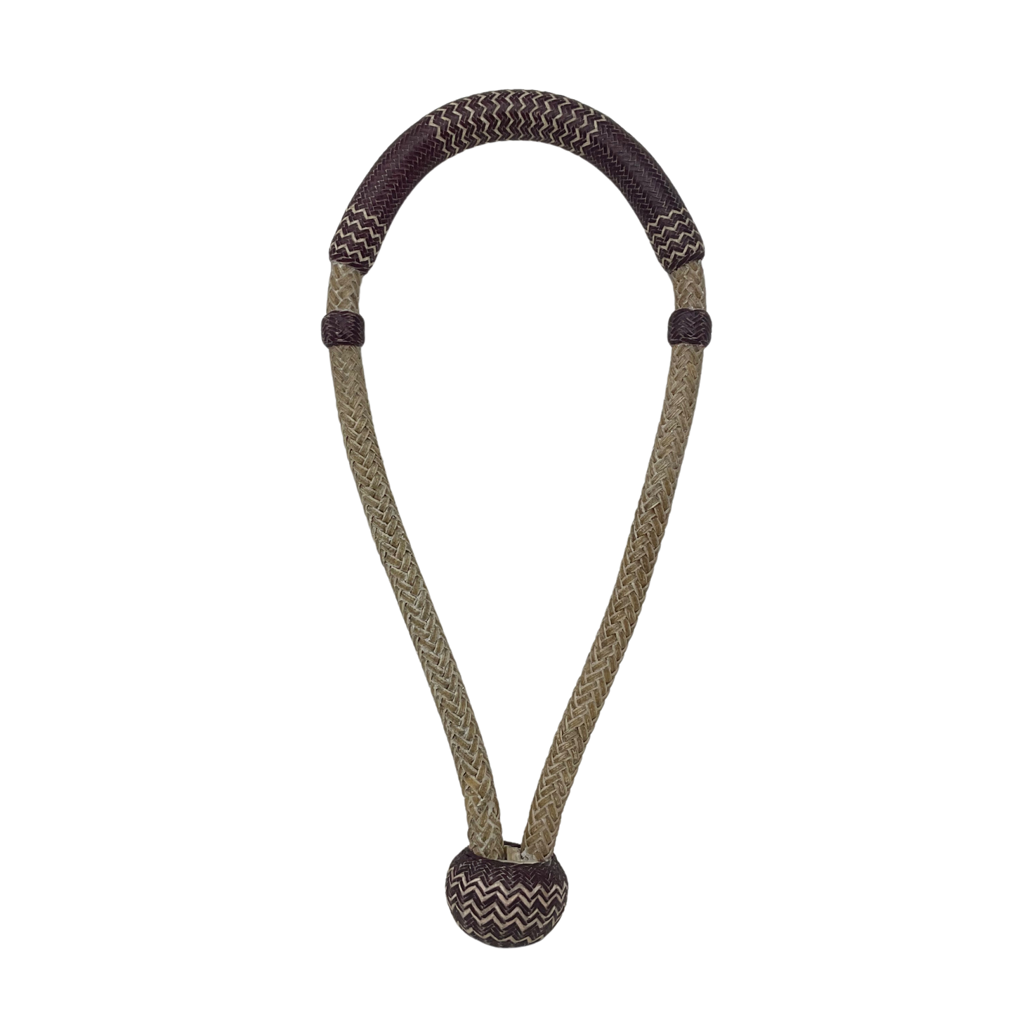 16 Plait Rawhide w/Accented Colored Nose & Heel Bosal