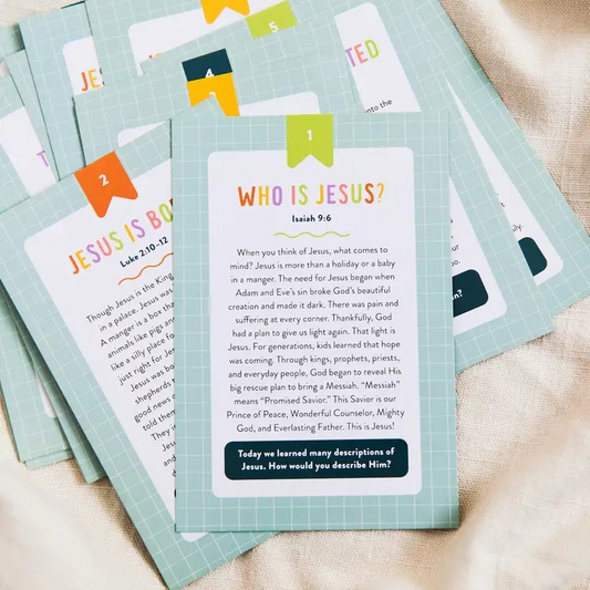 The Life of Jesus Kids Cards Set