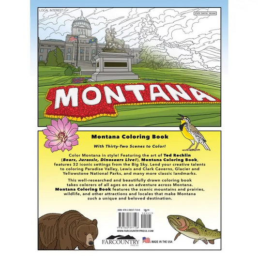 Montana Coloring Book
