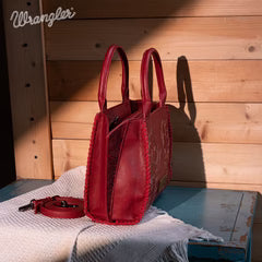 Wrangler Embroidered Trapezoid Concealed Carry Tote