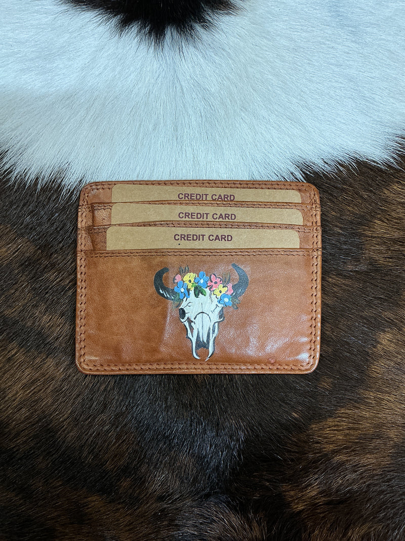 Hand Painted Card Wallets