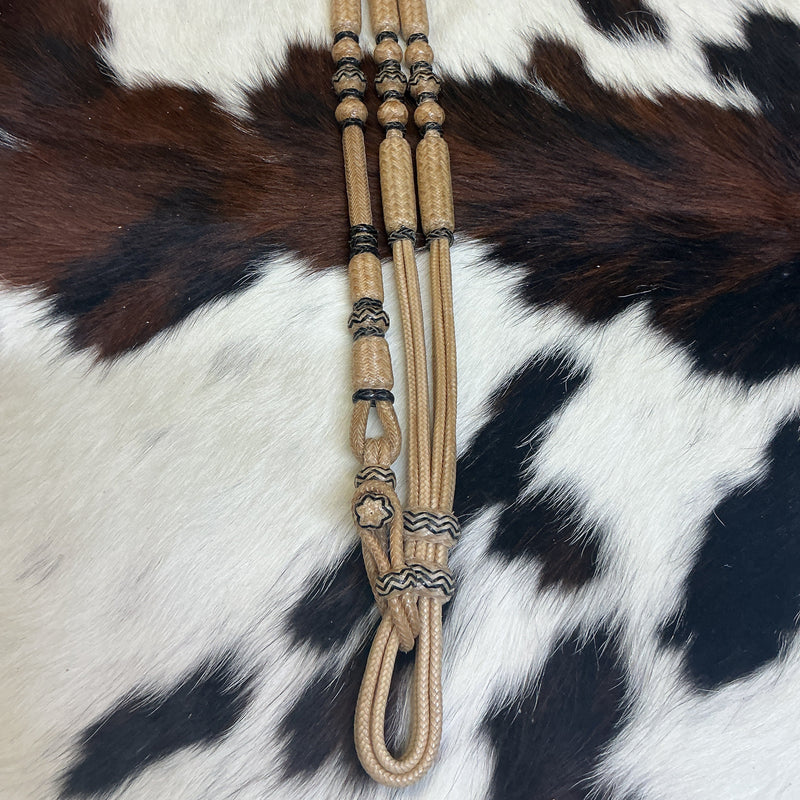 64 Plait Santa Ynez Reins & Romal- 42"