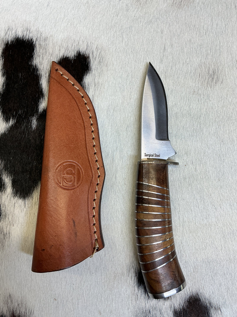 Fixed Blade Wood Handle Knife
