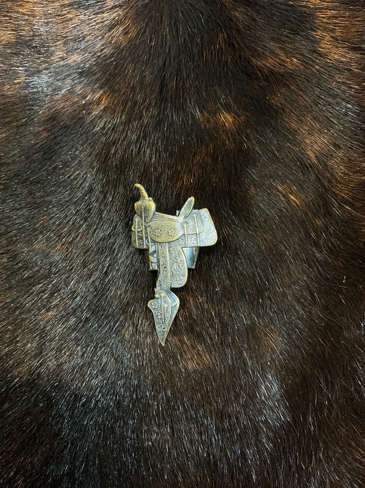 Vintage Saddle Scarf Slide