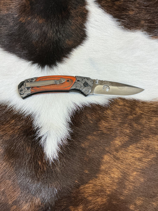 Single Blade Folding Knife - B/B Wooden Handle