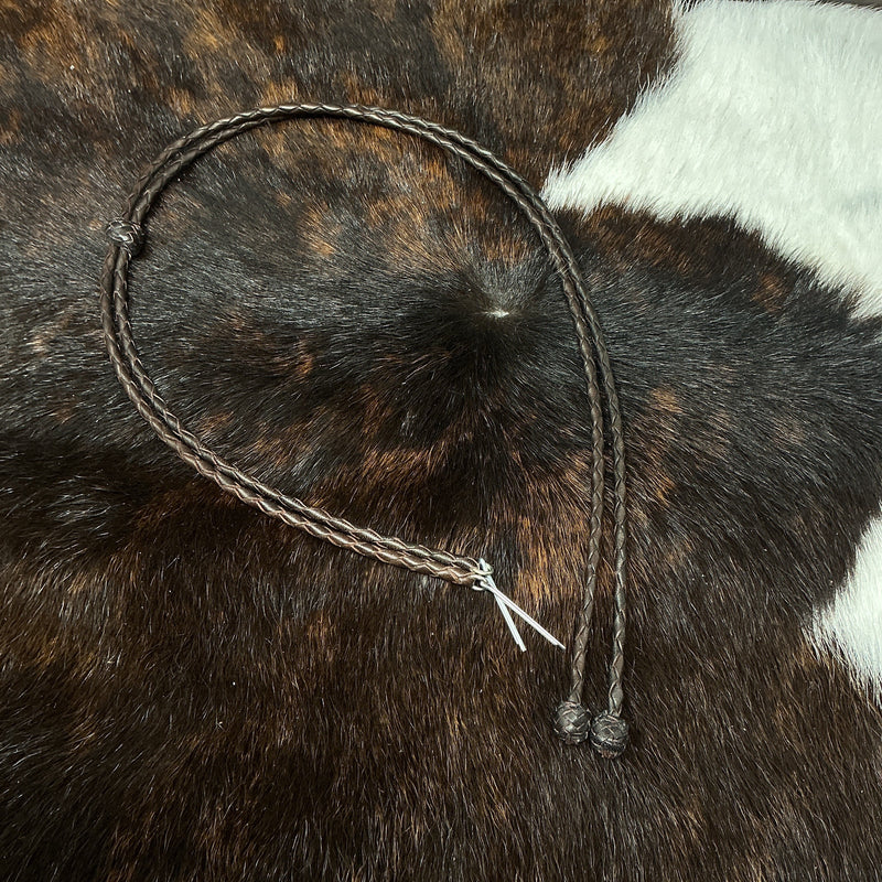 Braided Leather Stampede String