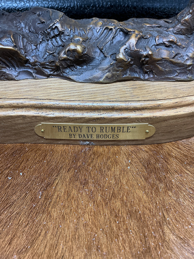 "Ready to Rumble" Bronze by Dave Hodges