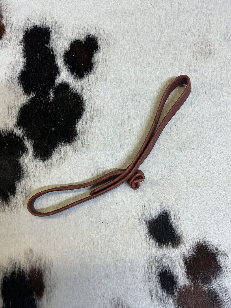 1/2" Twisted Latigo Snaffle Curb
