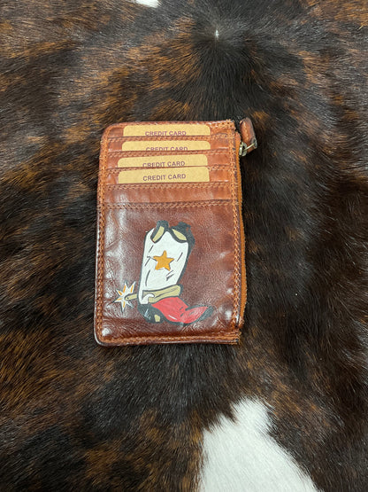 Hand Painted Card Wallets