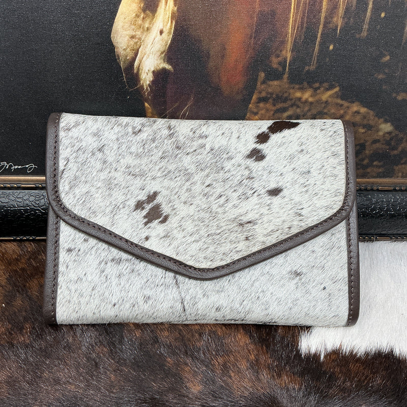 Premium Hair-On Hide Envelope Jewelry Case