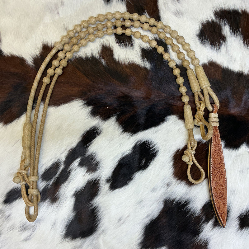 8 Plait Cowboy Reins & Romal
