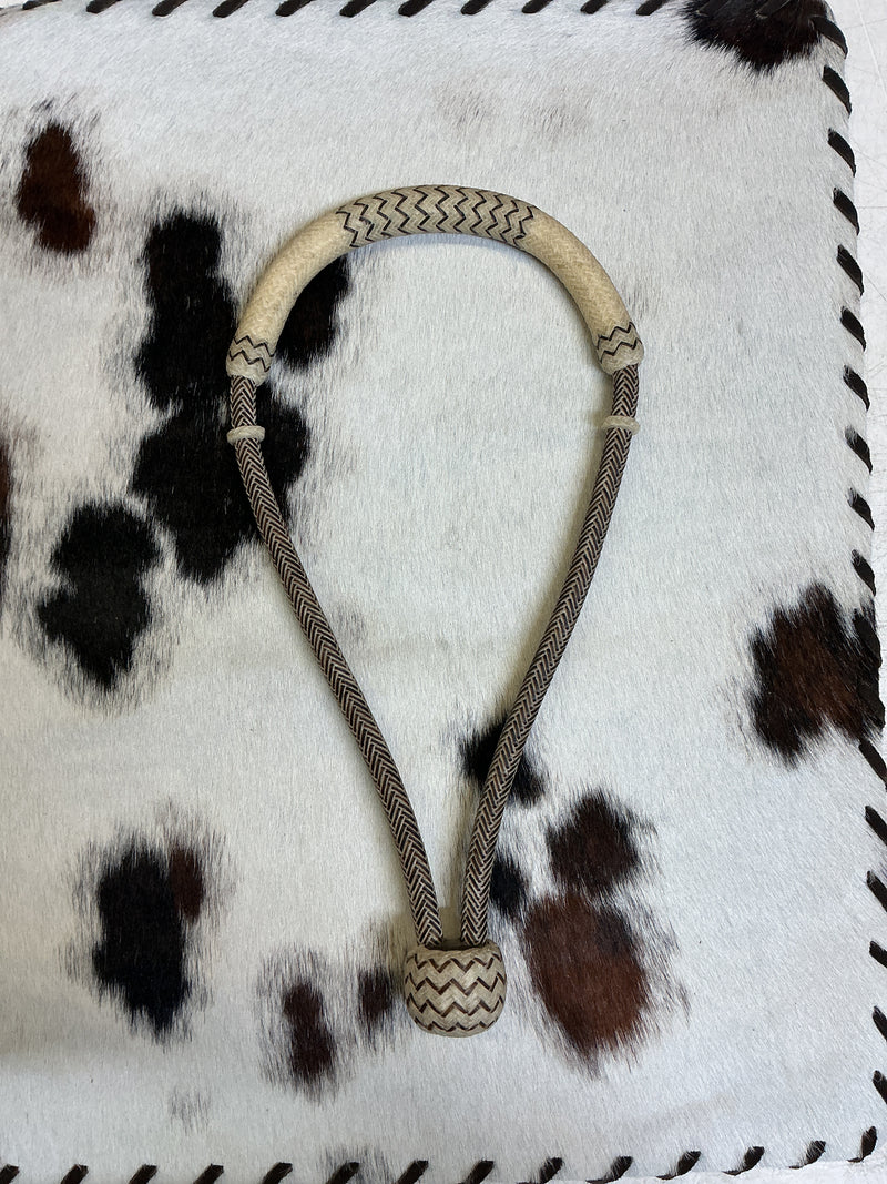 18 Plait 3/8" Rawhide Bosalita