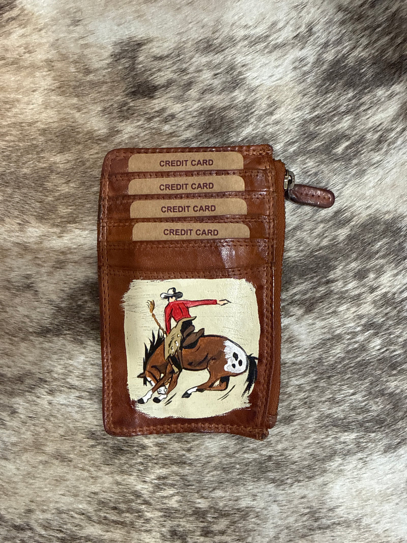 Hand Painted Card Wallets