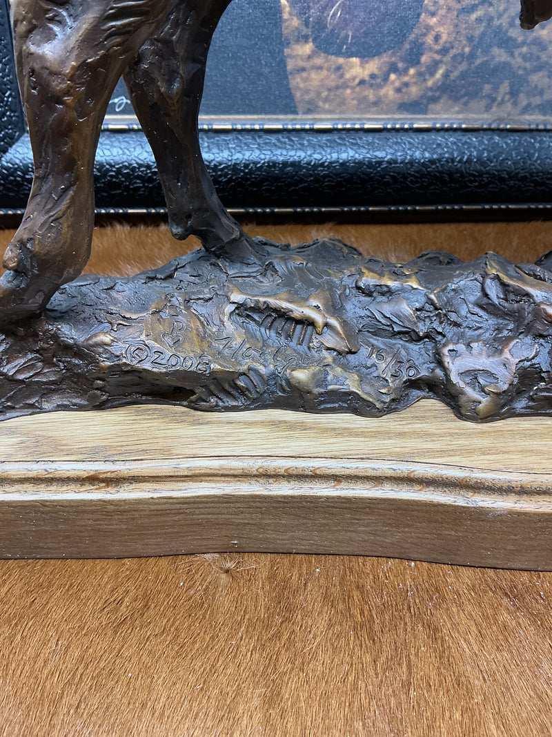 "Ready to Rumble" Bronze by Dave Hodges