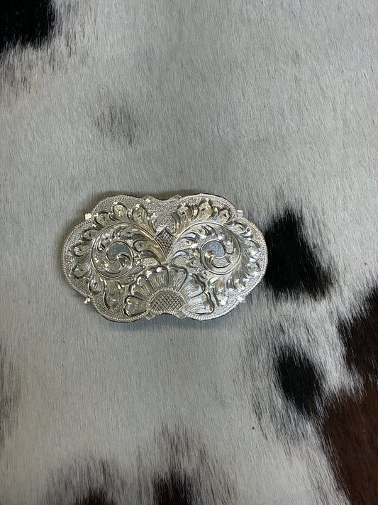 Sterling Silver Sunflower Barrette- 3" x 1 3/4"