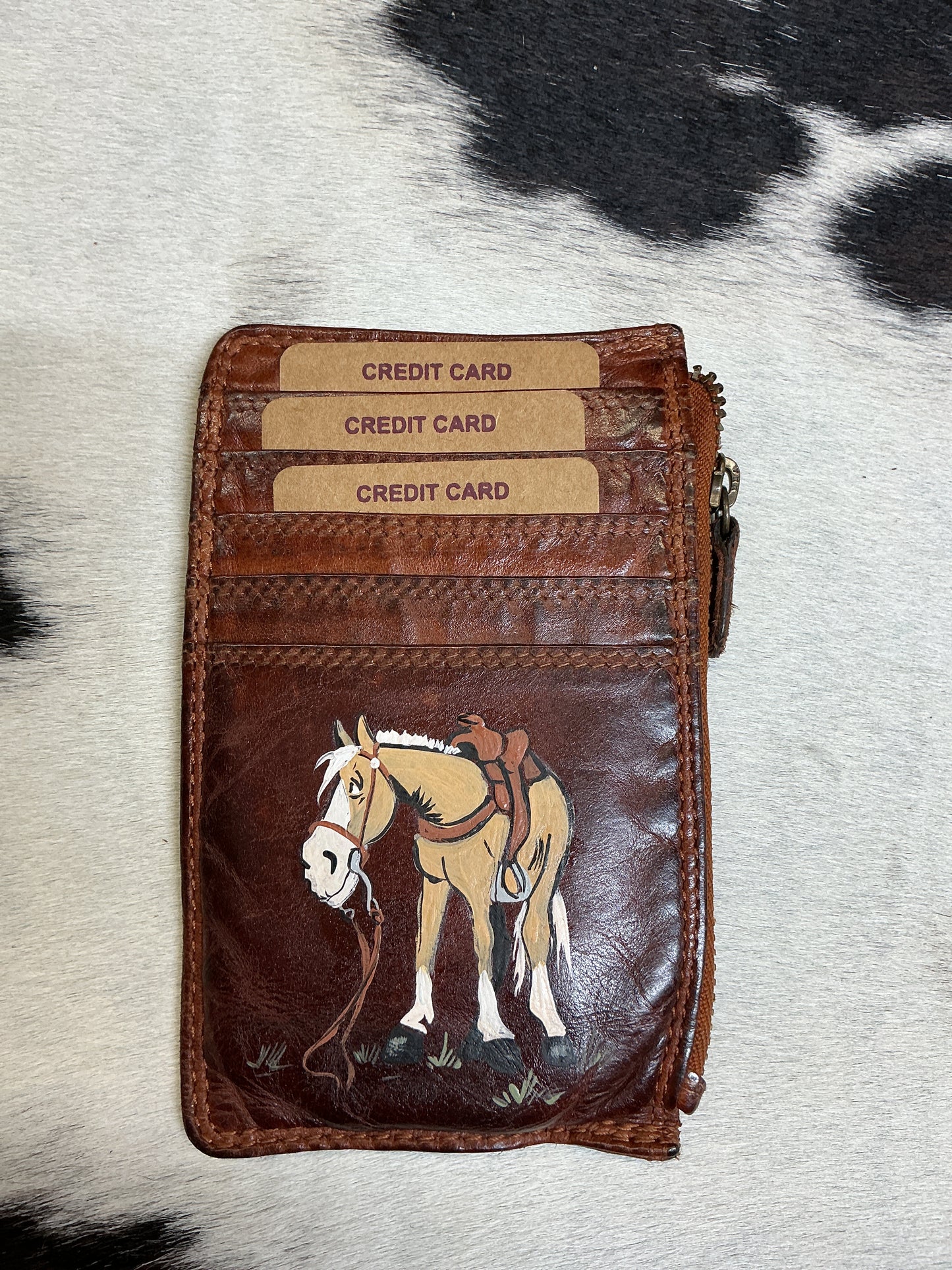 Hand Painted Card Wallets