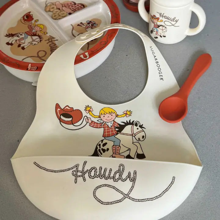 Fresh & Messy Silicone Bib & Spoon Set