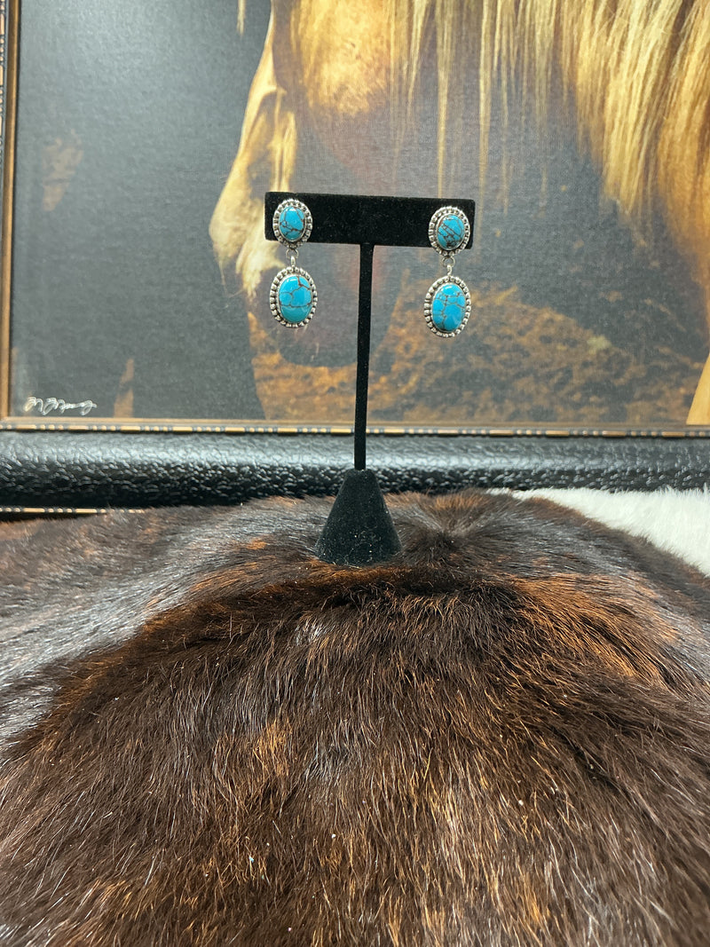 Turquoise Drop Earrings