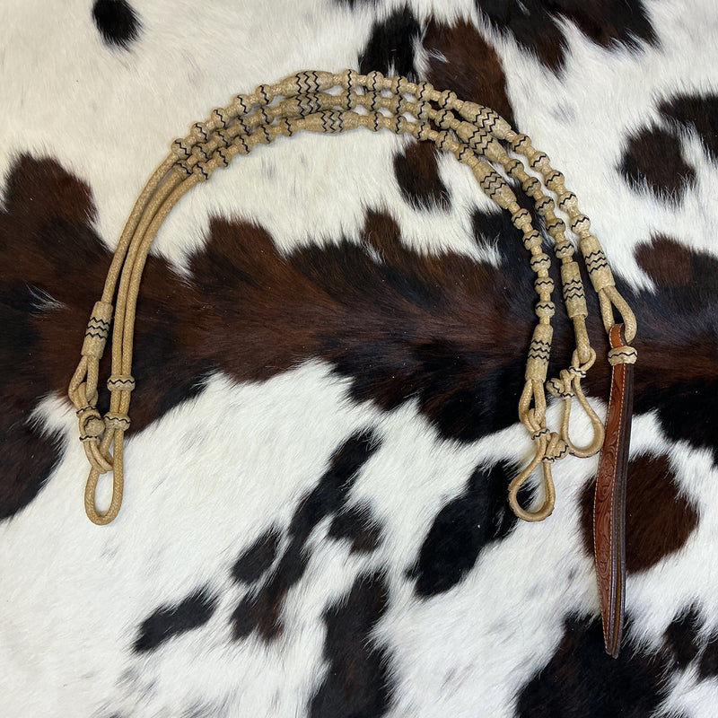 30 Plait Cowboy Oklahoma w/accents Reins & Romal