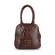 Heritage Diamond-Stitch Dome Tote