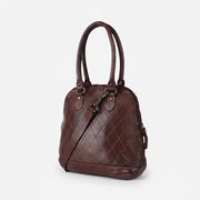 Heritage Diamond-Stitch Dome Tote