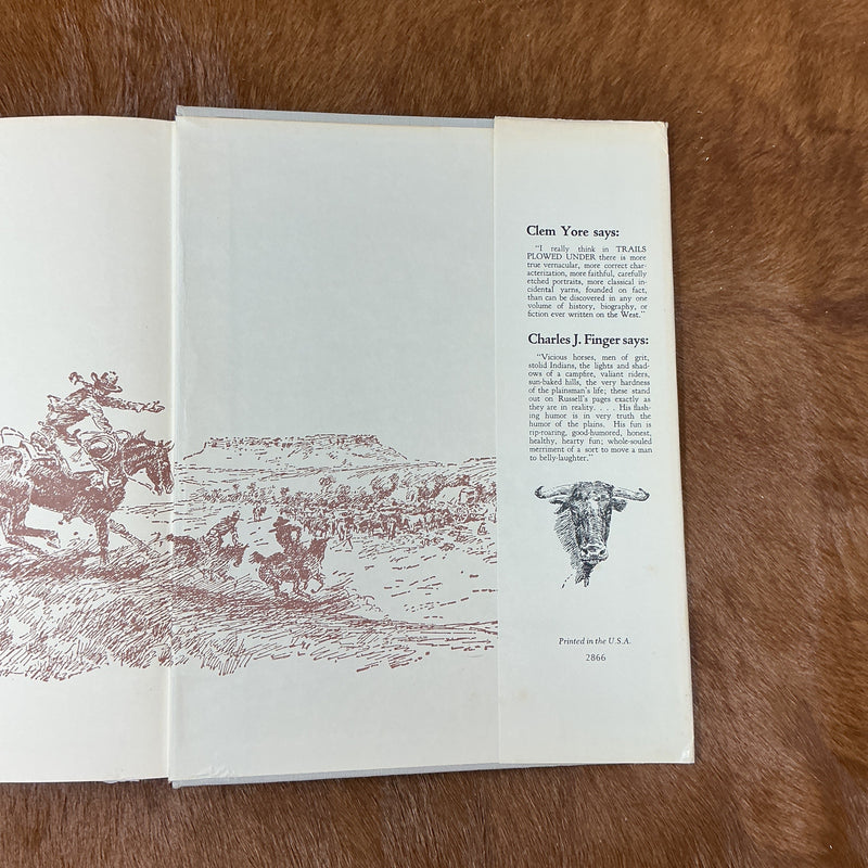Charles M. Russell "Trails Plowed Under" Hardcover