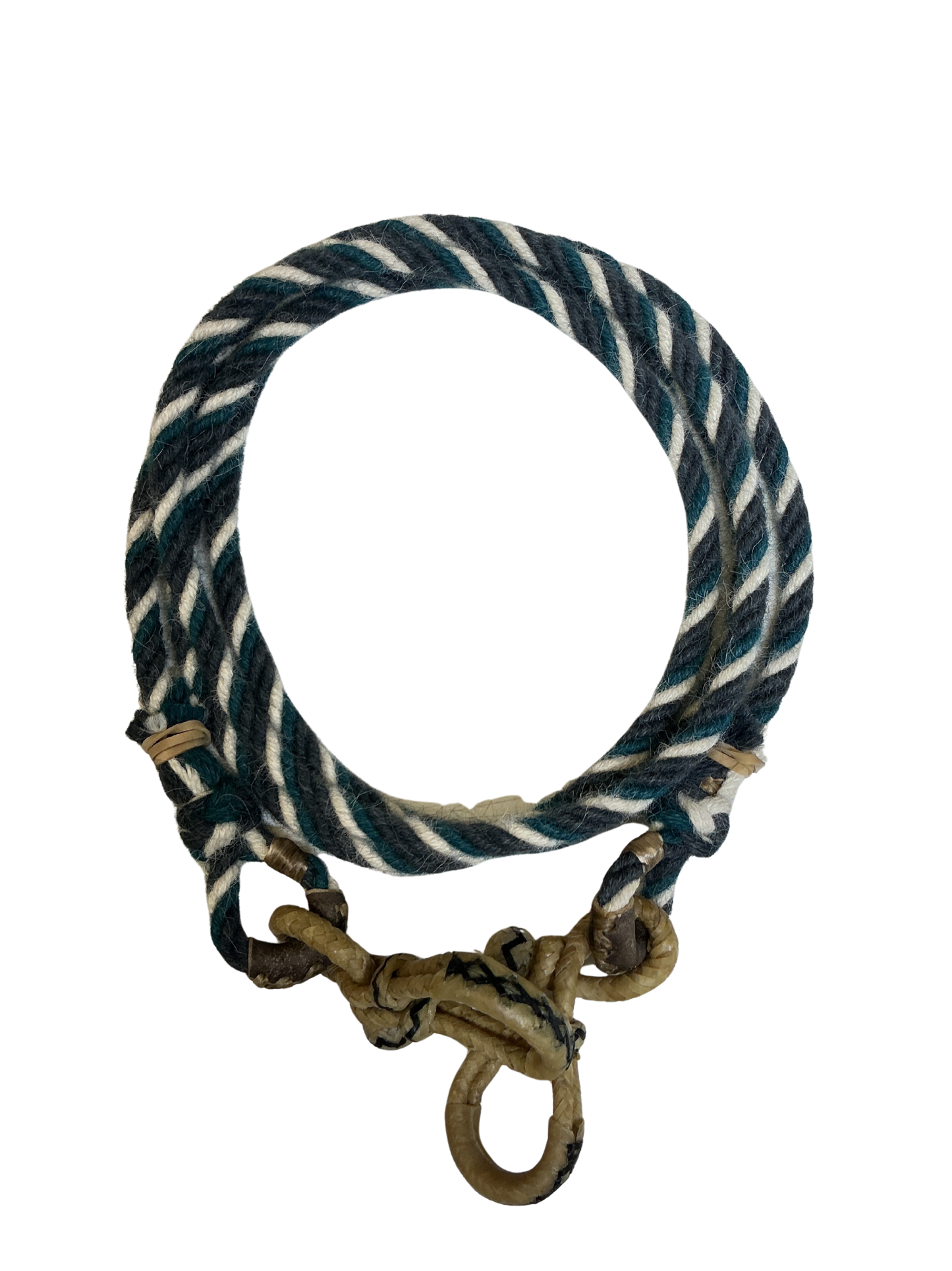 Alpaca Roping Rein W/Rawhide Connectors