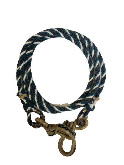 Alpaca Roping Rein W/Rawhide Connectors