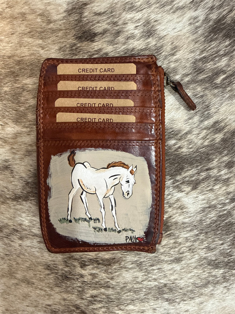 Hand Painted Card Wallets