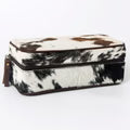 Hair-On Cowhide Rectangular Jewelry Case