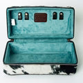 Hair-On Cowhide Rectangular Jewelry Case