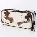 Hair-On Cowhide Rectangular Jewelry Case