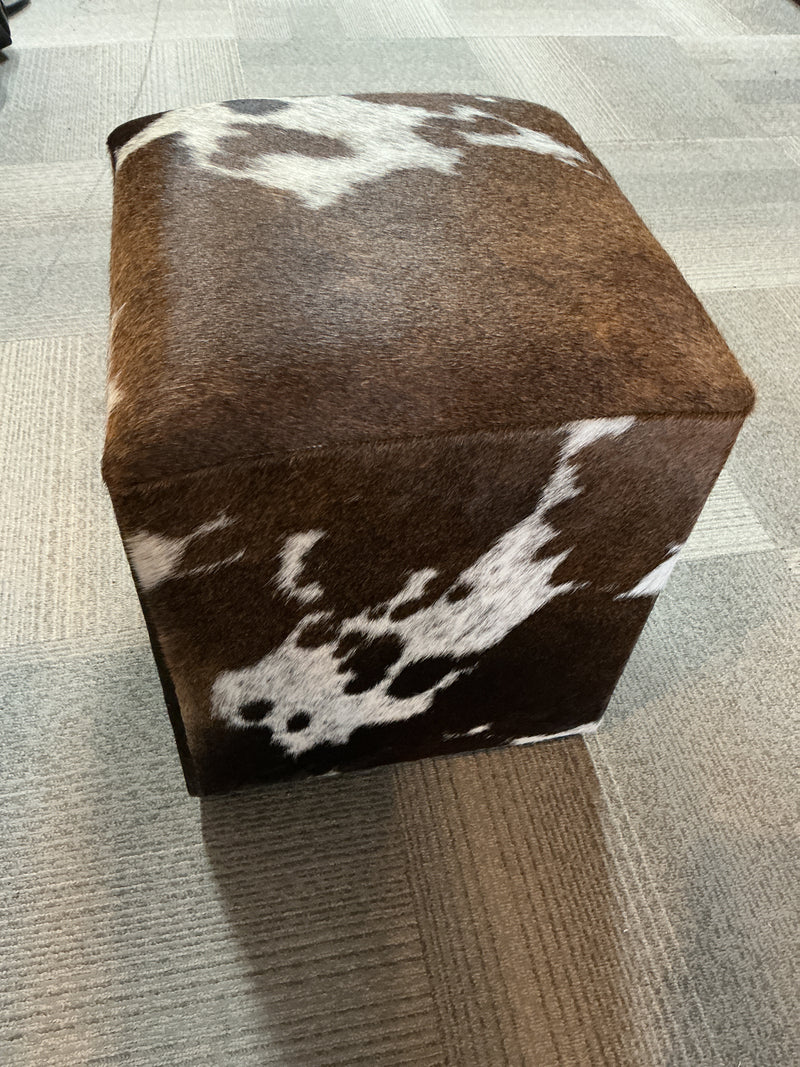 Cowhide Ottoman - Square
