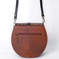 Tooled Leather Western Saddle Crossbody