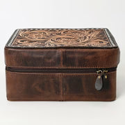 Tooled Top Leather -Jewelry Organizer