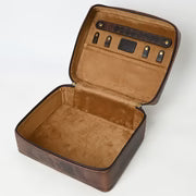 Tooled Top Leather -Jewelry Organizer